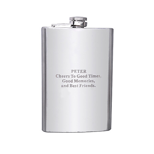 

Stainless Steel Hip Flasks Groom / Groomsman Wedding / Anniversary / Birthday