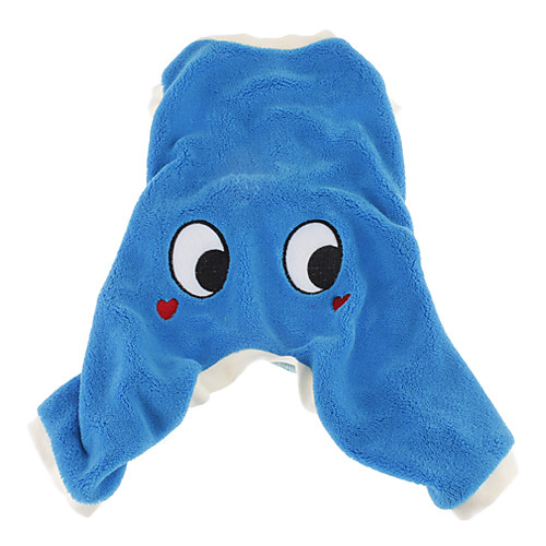 

Dog Costume Jumpsuit Puppy Clothes Cartoon Cosplay Winter Dog Clothes Puppy Clothes Dog Outfits Purple Blue Green Costume for Girl and Boy Dog Corduroy XS S M L