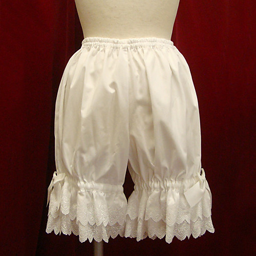 

Vintage Lace Pants White Black Cotton Lolita Accessories