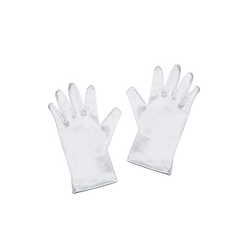 

Cotton / Satin Wrist Length Glove Charm / Stylish / Flower Girl Gloves With Embroidery / Solid