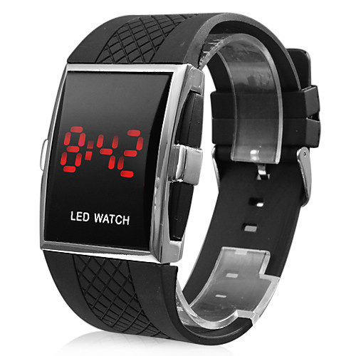 

Men's Wrist Watch Digital Watch Digital Digital Charm Calendar / date / day LED / Rubber