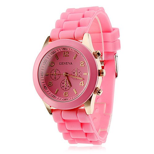 

Women's Ladies Wrist Watch Analog Quartz Candy color Casual Watch / Silicone / One Year