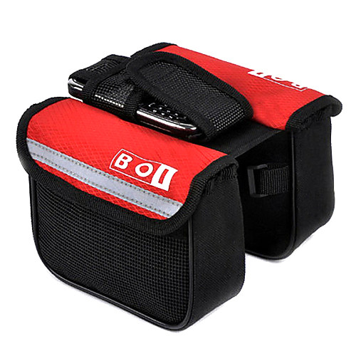 

BOI Bike Frame Bag Bike Saddle Bag Skidproof Shockproof Bike Bag Cloth 600D Ripstop Bicycle Bag Cycle Bag Leisure Sports Cycling / Bike