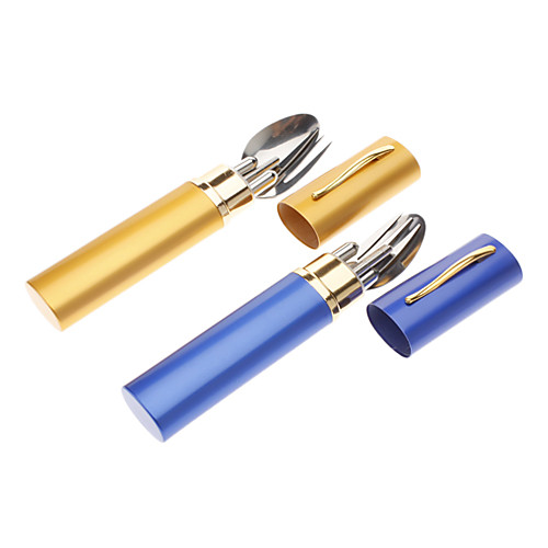 

Camping Eating Utensil Set Chopsticks Camping Fork Portable Foldable for Metal Outdoor Outdoor