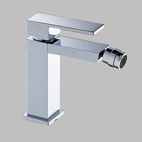 

Bidet Faucet - Standard Chrome Deck Mounted Single Handle One HoleBath Taps