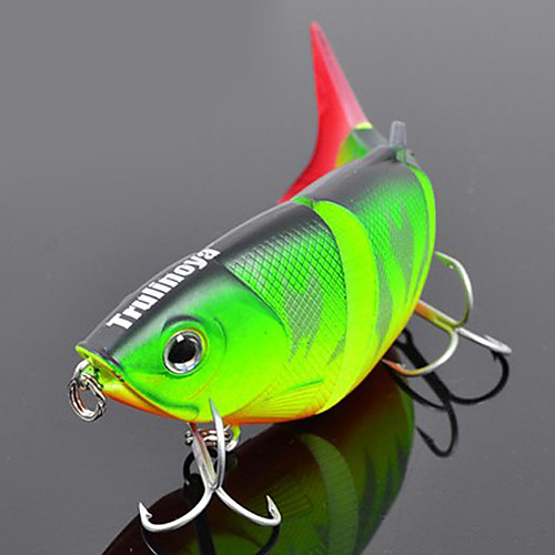 

1 pcs Fishing Lures Hard Bait Minnow Luminous Fluorescent Sinking Bass Trout Pike Sea Fishing Freshwater Fishing Hard Plastic