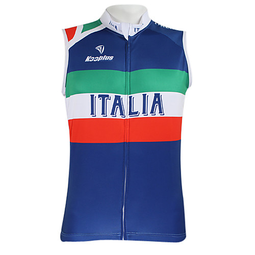 

Malciklo Men's Women's Unisex Sleeveless Cycling Vest Bike Vest / Gilet Jersey Top Mountain Bike MTB Road Bike Cycling Breathable Quick Dry Waterproof Zipper Sports Clothing Apparel