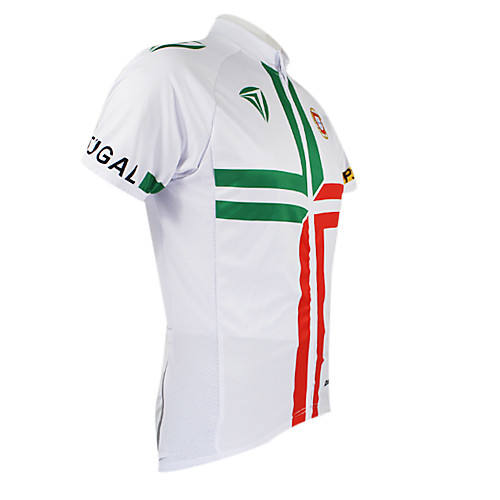 

Malciklo Men's Women's Unisex Short Sleeve Cycling Jersey Polyester National Flag Bike Jersey Top Mountain Bike MTB Road Bike Cycling Windproof Quick Dry Waterproof Zipper Sports Clothing Apparel