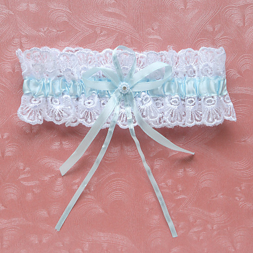 

Lace / Satin Classic Wedding Garter 617 Crystal / Rhinestone Garters Wedding / Special Occasion