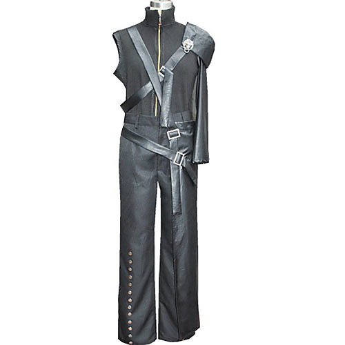 

Inspired by Final Fantasy Cloud Strife Video Game Cosplay Costumes Cosplay Suits Patchwork Coat Pants Waist Accessory Costumes