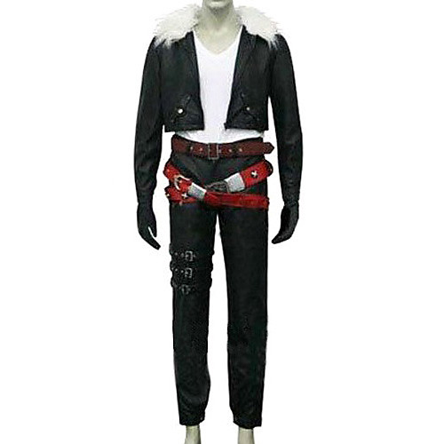 

Inspired by Final Fantasy Squall Leonhart Video Game Cosplay Costumes Cosplay Suits Solid Colored Long Sleeve Coat Pants Belt Costumes