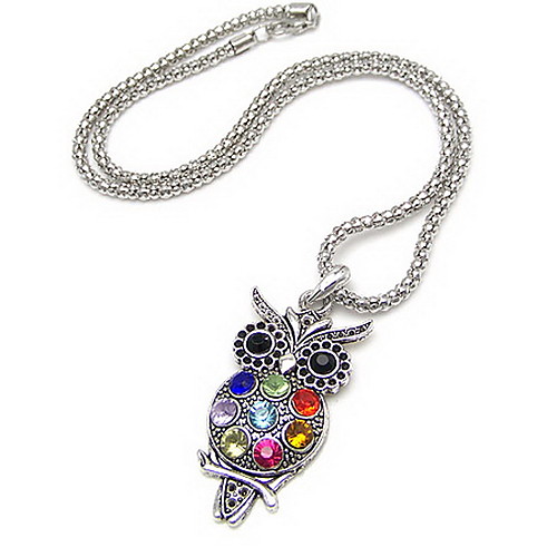 

Owl Luxury Imitation Diamond Alloy Necklace Jewelry For Party Special Occasion Birthday Gift Causal Daily