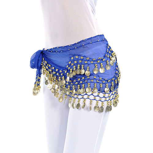 

Belly Dance Hip Scarf Coin Women's Training Chiffon / Ballroom