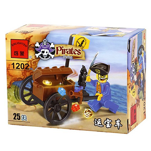 

25pcs Enlighten 1202 Pirate Car Assembly Puzzle Toy