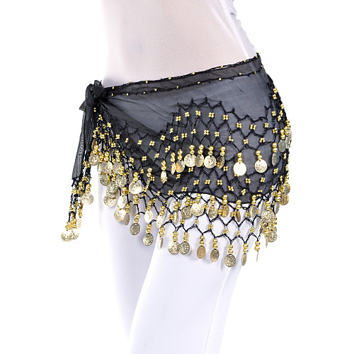 

Belly Dance Hip Scarf Coin Women's Training Chiffon / Ballroom