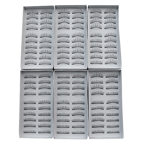 

Eyelash Extensions False Eyelashes 120 pcs Volumized / Curly / Extra Long Eyelash Classic Daily Makeup Cosmetic