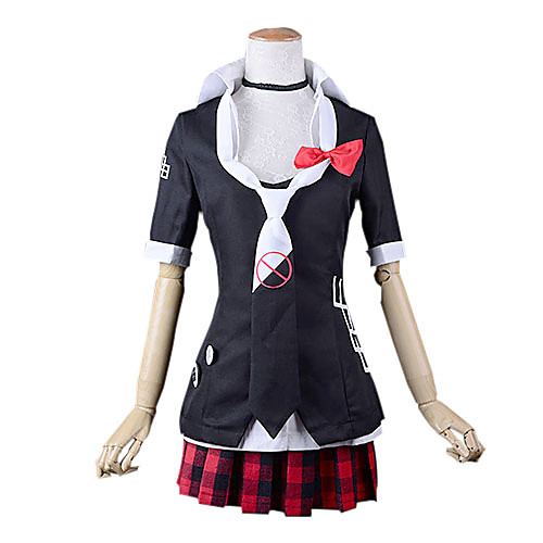 

Inspired by Dangan Ronpa Junko Enoshima / Schoolgirls Video Game Cosplay Costumes Cosplay Suits / School Uniforms Lolita Coat Blouse Skirt Costumes / Tie