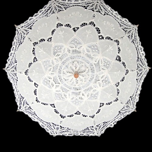 

Post Handle Lace Wedding / Masquerade Umbrella Umbrellas 37.8(Approx.96cm)