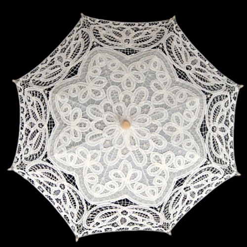 

Wedding / Masquerade Lace Umbrella 29.9(Approx.76cm) Wedding Accessories
