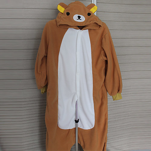 

Adults' Kigurumi Pajamas Bear Animal Onesie Pajamas Polar Fleece Cosplay For Men and Women Animal Sleepwear Cartoon Festival / Holiday Costumes