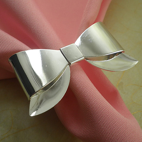 

Butterly Style Acrylic Napkin Ring Eco-friendly Table Decorations 12 pcs
