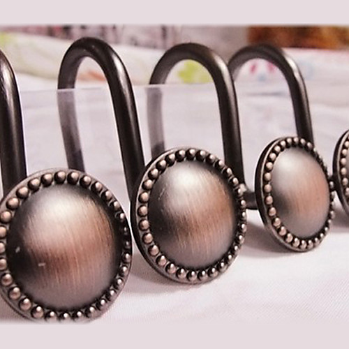 

Bathroom Shower Curtain Hooks Modern Stainless Steel