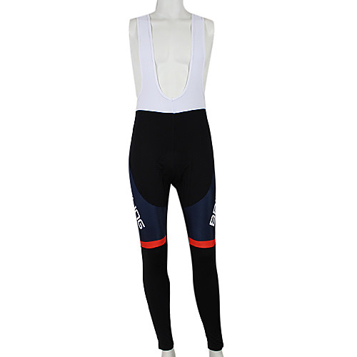 

Malciklo Men's Women's Cycling Bib Tights Elastane Polyester British Champion National Flag Bike Tights Bottoms Mountain Bike MTB Road Bike Cycling Windproof Quick Dry Waterproof Zipper Sports