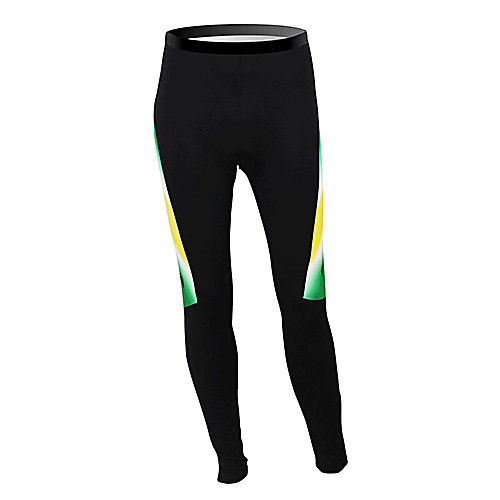 

Malciklo Men's Cycling Tights Winter Fleece Polyester Australia Champion National Flag Bike Tights Bottoms Mountain Bike MTB Road Bike Cycling Thermal / Warm Fleece Lining Breathable Sports Clothing