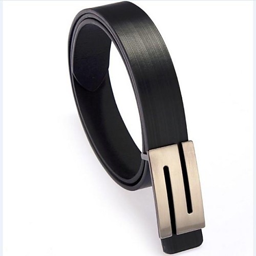 

Unisex Party / Work Leather / Alloy Waist Belt - Solid Colored