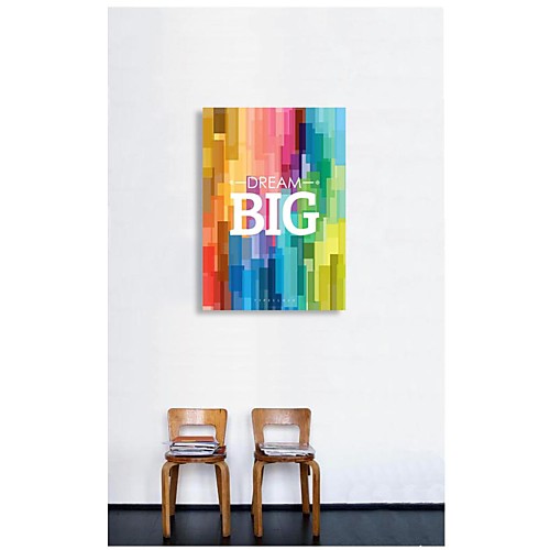 

Stretched Canvas Art Words Dream Big