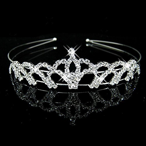 

Crystal / Rhinestone / Fabric Tiaras / Headbands with 1 Wedding / Party / Evening Headpiece