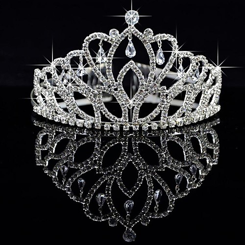 

Crystal / Fabric / Alloy Tiaras with 1 Wedding / Special Occasion / Party / Evening Headpiece