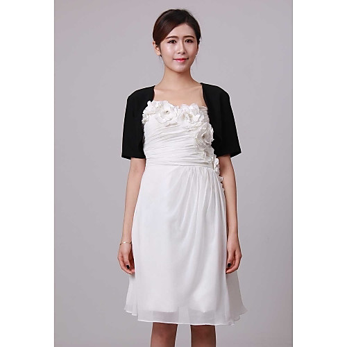 

Short Sleeve Shrugs Chiffon Wedding / Party Evening Wedding Wraps With