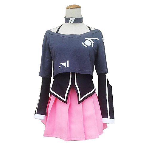 

Inspired by Vocaloid IA Video Game Cosplay Costumes Cosplay Suits / Dresses Pattern Long Sleeve Coat Skirt Collar Costumes