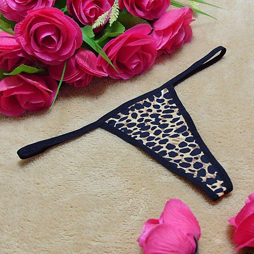 

Women's G-strings & Thongs Panties Leopard Low Waist Leopard One-Size