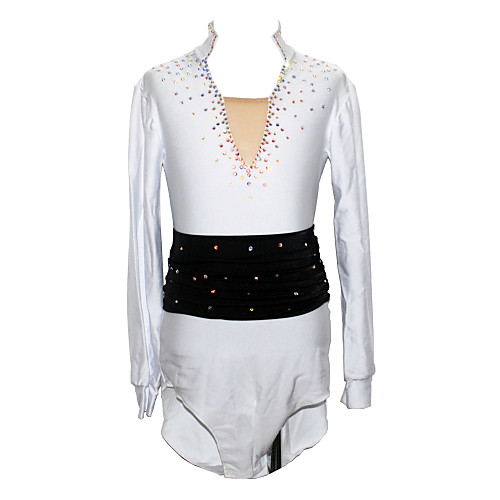 

21Grams Figure Skating Top Men's Boys' Ice Skating Shirt Training Competition Skating Wear Breathable Handmade Long Sleeve Ice Skating Figure Skating / Winter