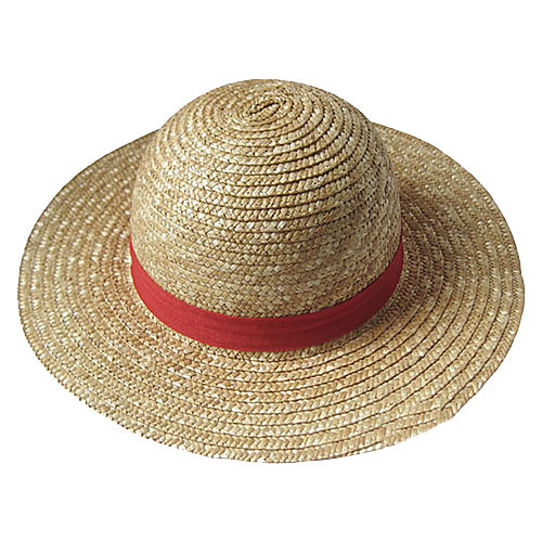 

Hat / Cap Inspired by One Piece Monkey D. Luffy Anime Cosplay Accessories Hat Straw Rope Men's Halloween Costumes