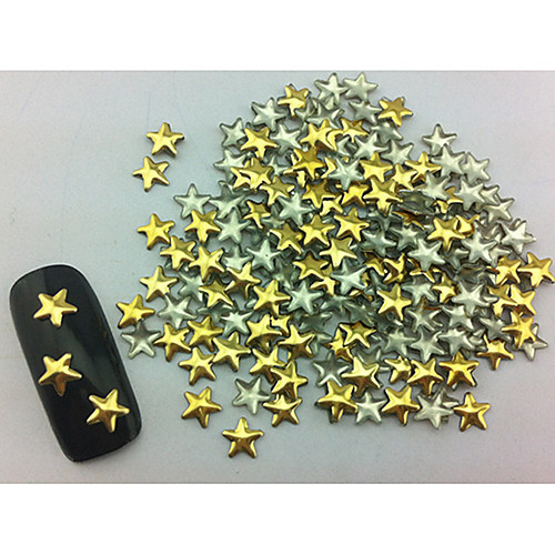 

100 pcs Metal Nail Jewelry For Finger nail art Manicure Pedicure Punk