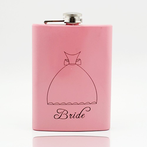 

Stainless Steel Hip Flasks Bride Wedding