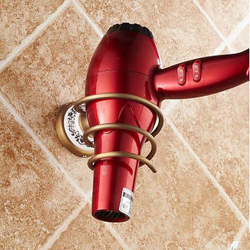 

Hair Dryers Antique Brass / Ceramic 1 pc - Hotel bath
