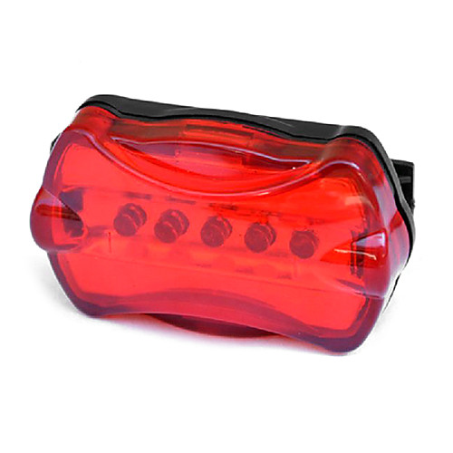 

Waterproof Super Bright Battery Powered Rear Tail Bike Light Lamp Taillight Bright 5LED Cycling Bike Safety Rear Light