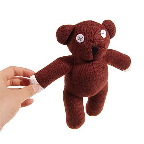 

Cute Mr Bean Bear Bear Doll Plush Figure Brown