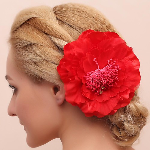 

Gorgeous Cotton/Lace Bridal Flower Headpiece