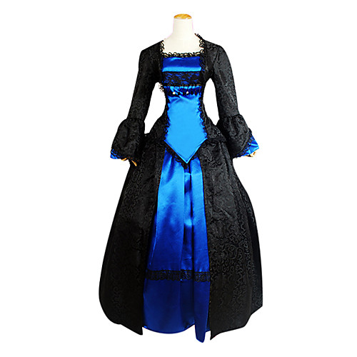 

Victorian Medieval 18th Century Vacation Dress Dress Party Costume Masquerade Prom Dress Women's Costume Vintage Cosplay Party Prom Long Sleeve Lolita Ball Gown