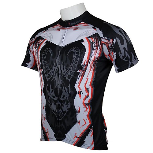 

ILPALADINO Men's Short Sleeve Cycling Jersey Bike Jersey Top Mountain Bike MTB Road Bike Cycling Breathable Quick Dry Ultraviolet Resistant Sports Clothing Apparel