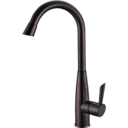

Deck Mounted Single Handle One Hole with Oil-rubbed Bronze Kitchen faucet