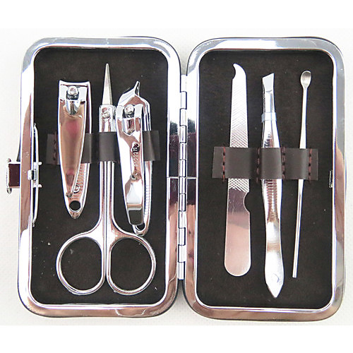 

6pcs Stainless Steel Nail Manicure Tools Matte Unique Design Classic Daily Nail Art Tool Scissors Nail Art Kit for Cuticle Finger Nail Toe Nail