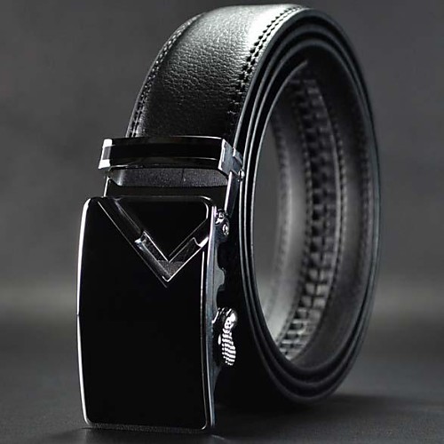 

Men's Automatic Buckle Business Leather Belt