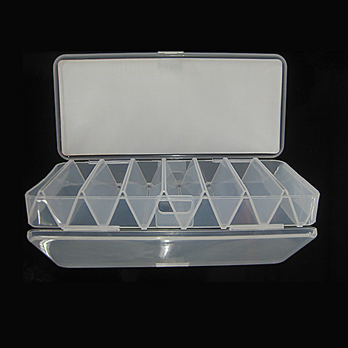 

1908531MM Two Sides White Transparent Fishing Box Tackle Box