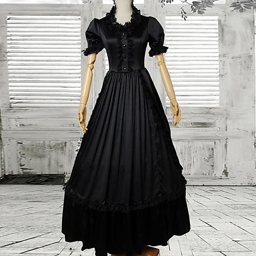 

Dress Gothic Lolita Dress Women's Lolita Accessories Satin Halloween Costumes / Long Length